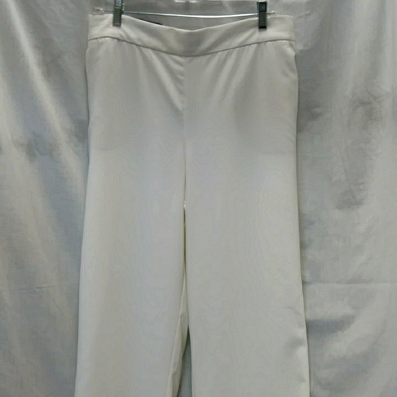Renuar High Waisted Ivory Slacks With Full Lining, Size 10 NWT - Picture 1 of 6